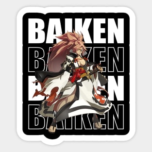 Baiken Guilty Gear # 3 Sticker